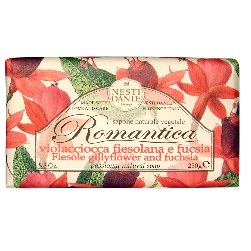 48276931781615217 Romantica mydło toaletowe Gilyflower & Fuchsia 250g - obrazek 1
