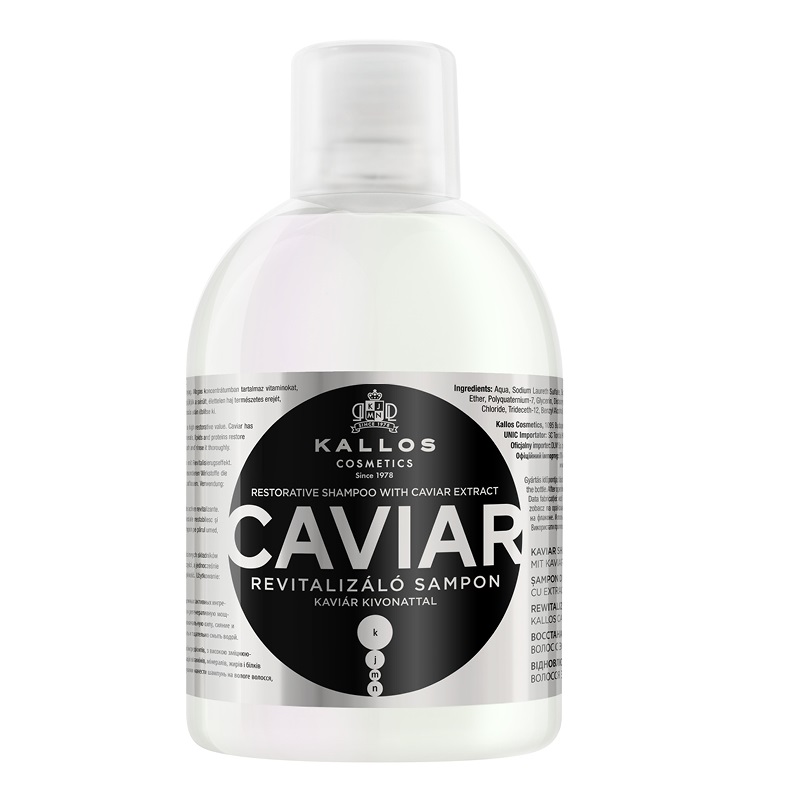 49610301668500287 KJMN Caviar Restorative Shampoo rewitalizujący szampon do włosów z ekstraktem z kawioru 1000ml - obrazek 1