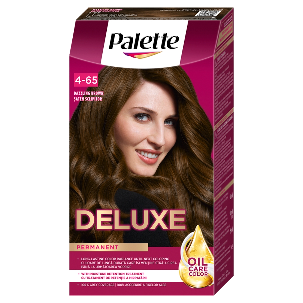 49667061784025103 Deluxe Oil-Care Color farba do włosów 4-65 Olśniewający Brąz - obrazek 1