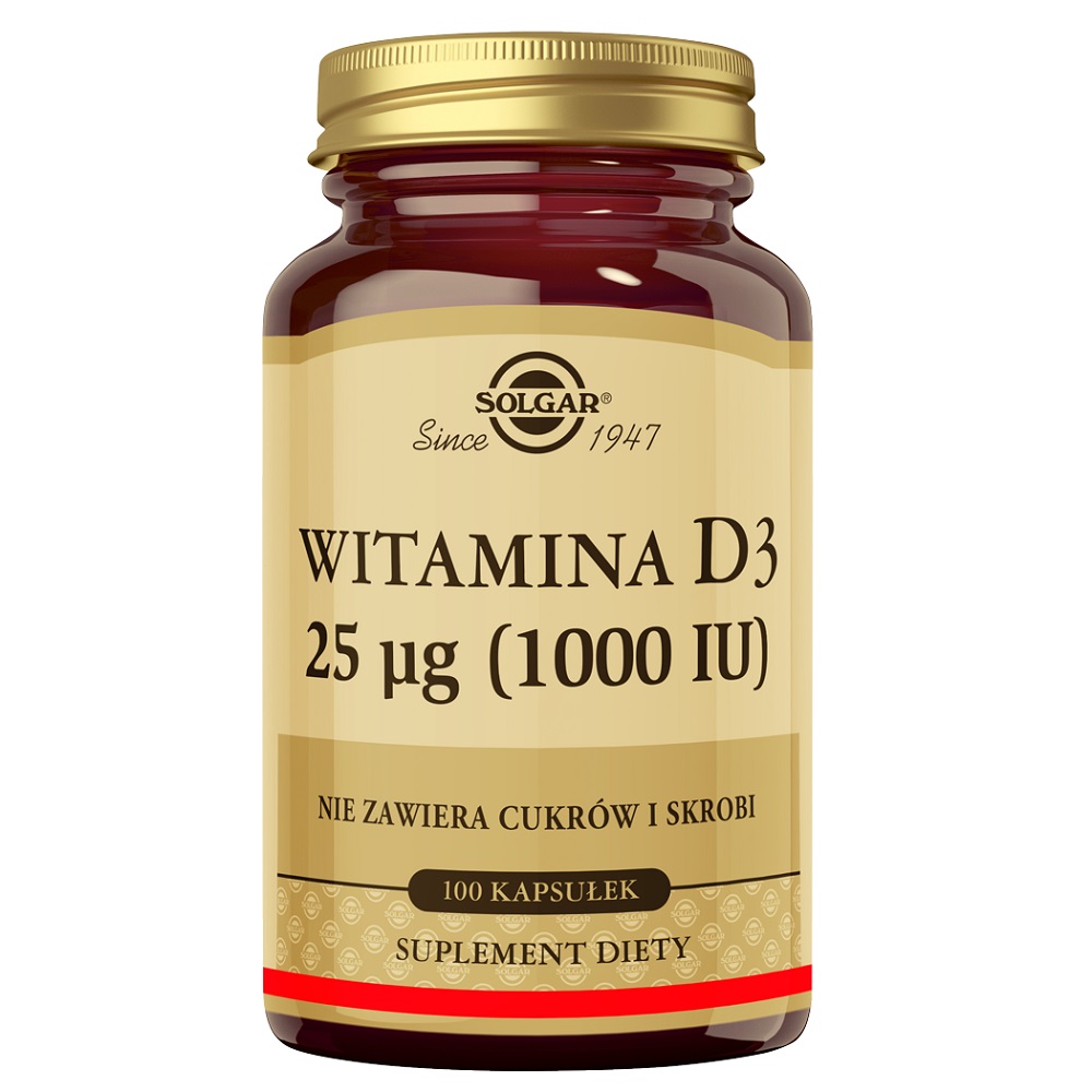 49689921784046215 Witamina D3 1000IU suplement diety 100 kapsułek - obrazek 1