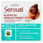 Sensual plastry do depilacji twarzy Aloes 12szt + tubka z oliwką łagodzącą 10ml