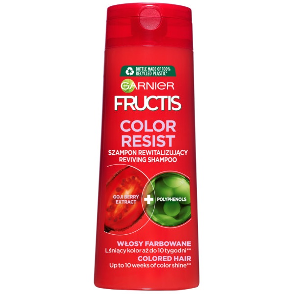 50139881664540797 Fructis Color Resist szampon ochronny i nadający blask do włosów farbowanych 400ml - obrazek 1