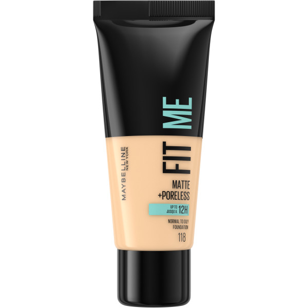 50487401746693471 Fit Me Matte & Poreless Foundation matujący podkład do twarzy 118 Nude 30ml - obrazek 1