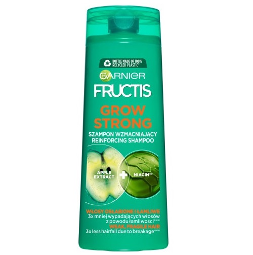 50744521664542628 Fructis Grow Strong szampon wzmacniający do włosów osłabionych i łamliwych 400ml - obrazek 1