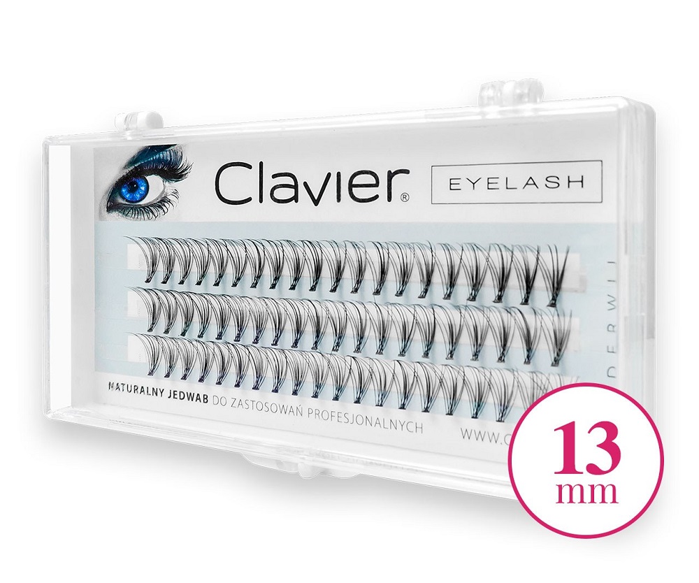 50817391565355993 Eyelash kępki rzęs 13mm Black - obrazek 1