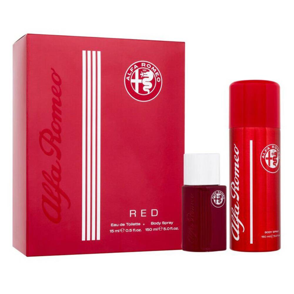 53119471784034651 Red zestaw woda toaletowa spray 15ml + perfumowany spray do ciała 150ml - obrazek 1