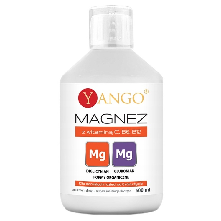 53419851779085822 Magnez z witaminą C B6 i B12 suplement diety w płynie 500ml - obrazek 1