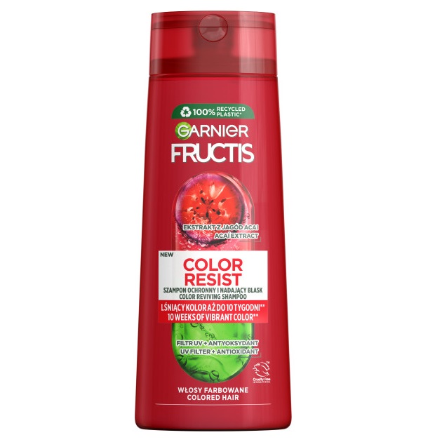 54077081709881038 Fructis Color Resist szampon ochronny i nadający blask do włosów farbowanych 250ml - obrazek 1