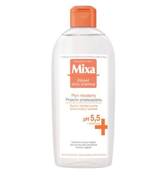 54566671653621144 Płyn miceralny przeciw przesuszaniu do skóry suchej i bardzo suchej 400ml - obrazek 1