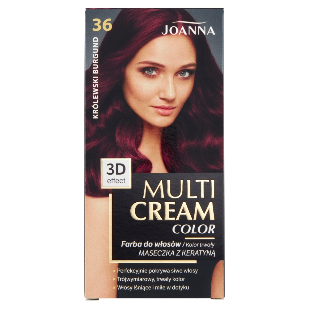 5505701641211820 Multi Cream Color farba do włosów 36 Królewski Burgund - obrazek 1