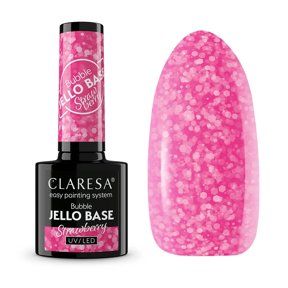 56461841781537992 Bubble Jello Base baza hybrydowa Strawberry 5g - obrazek 1