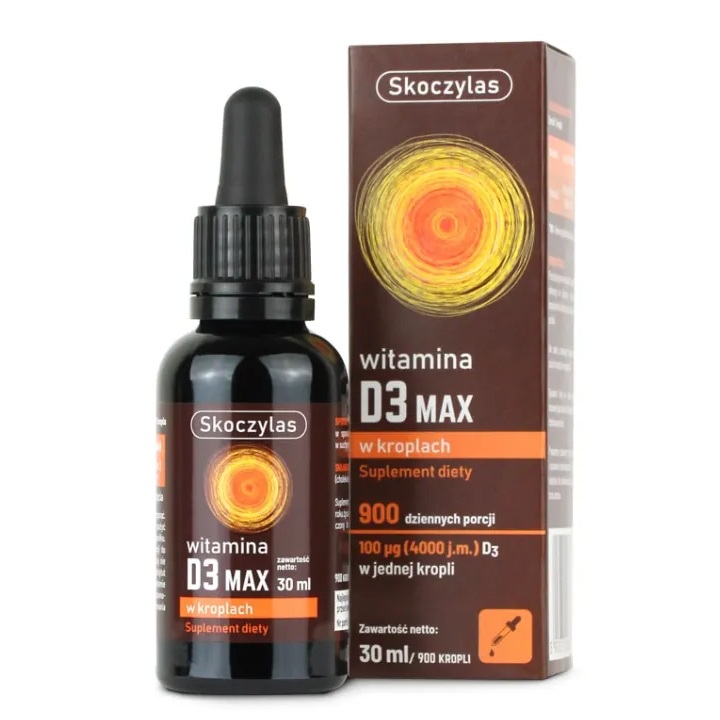 57104391778838069 Witamina D3 Max suplement diety w kroplach 30ml - obrazek 1