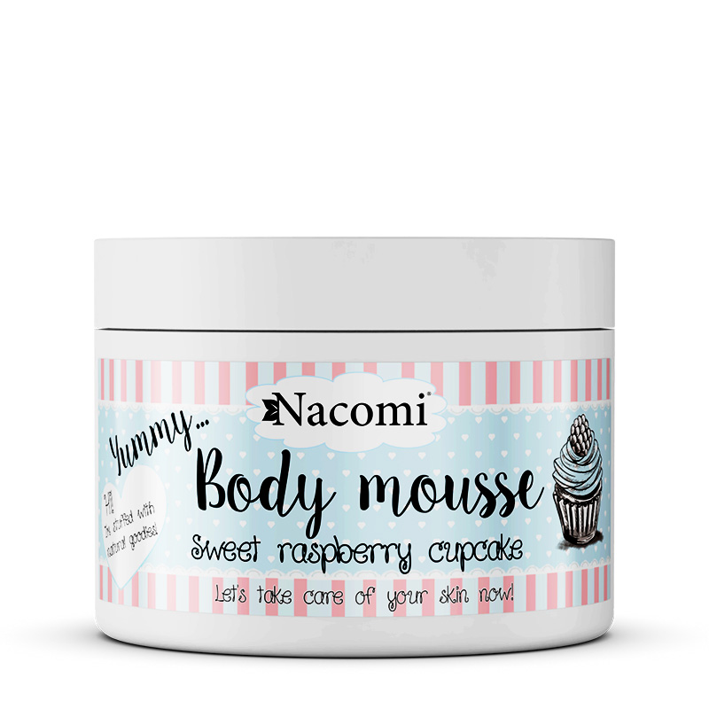57203371657016191 Body Mousse mus do ciała Malinowa Babeczka 180ml - obrazek 1