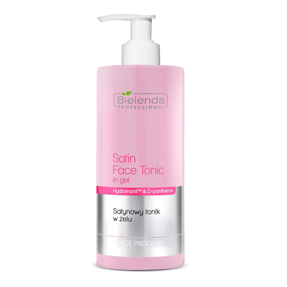 59291511669380882 Satin Face Tonic In Gel satynowy tonik do twarzy w żelu 500ml - obrazek 1