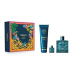Eros Pour Homme zestaw perfumy spray 100ml + żel pod prysznic 150ml + perfumy 5ml