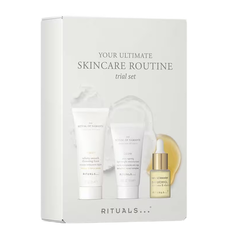 60285661779338994 Your Ultimate Skincare Routine zestaw pianka oczyszczająca 30ml + booster z bakuchiolem 6.5ml + lekki krem nawilżający 15ml - obrazek 1