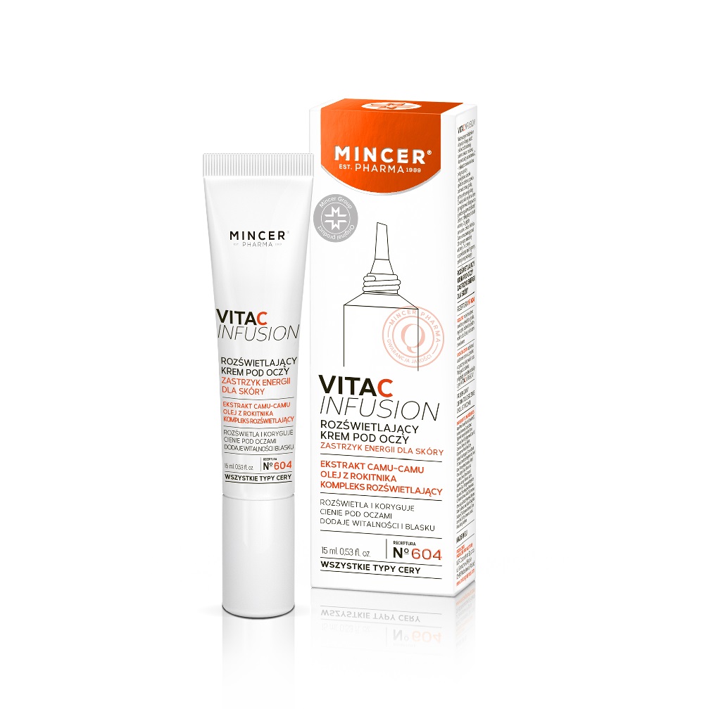 61295971646999389 Vita C Infusion rozświetlający krem pod oczy No.604 15ml - obrazek 1