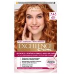 Excellence Creme farba do włosów 7.43 Blond Miedziano-Złocisty