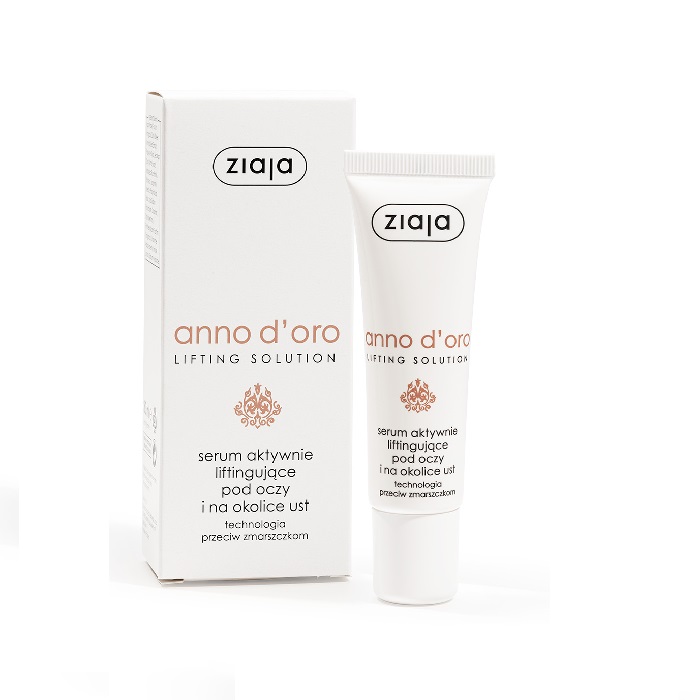 72452451649058308 Anno D'oro Lifting Solution 40+ serum aktywnie liftingujące pod oczy i na okolice ust 30ml - obrazek 1