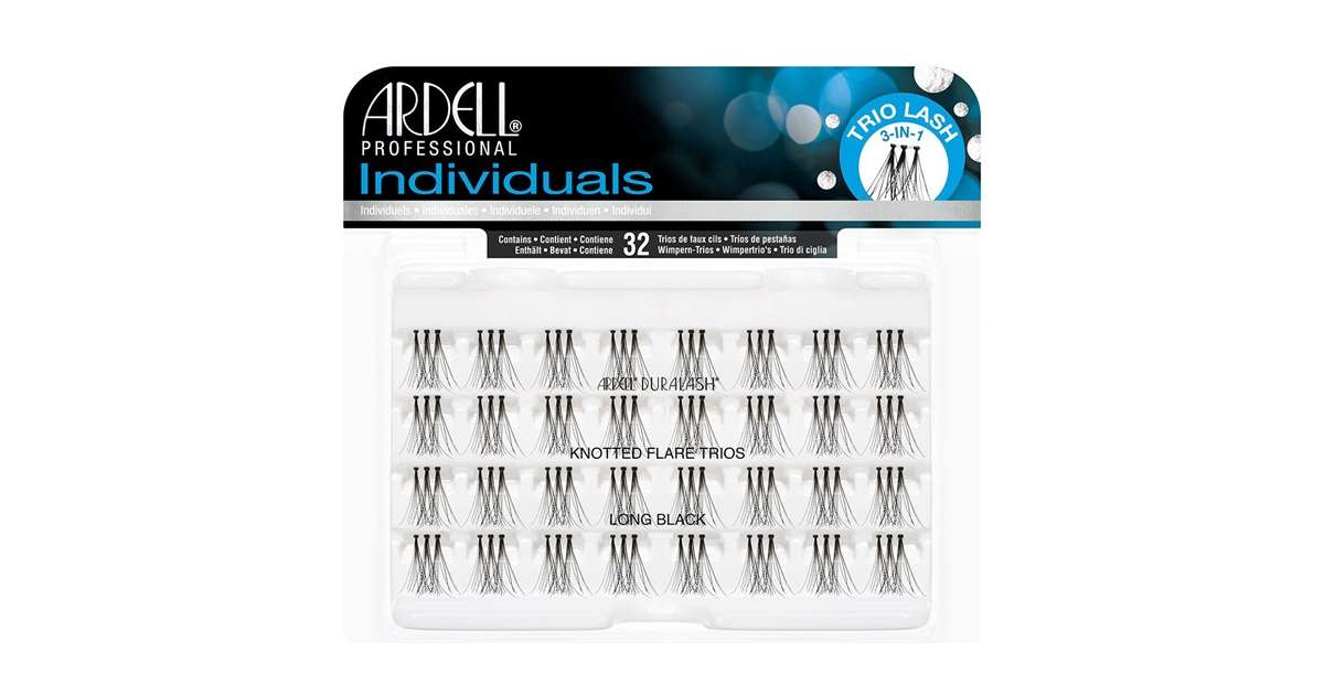 7269071514551708 Individuals Trio Lash Long 3in1 kępki rzęs Long Black 96szt - obrazek 1