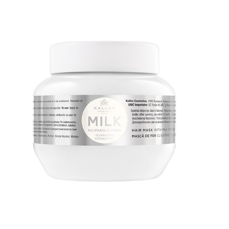 7403291668520102 KJMN Milk Hair Mask maska do włosów z proteinami mlecznymi 275ml - obrazek 1