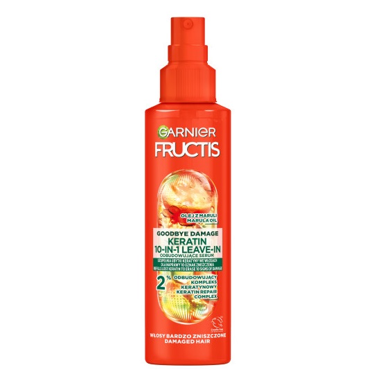 76388391779769408 Fructis Goodbye Damage SOS Keratin odbudowujące serum do włosów w sprayu 150ml - obrazek 1