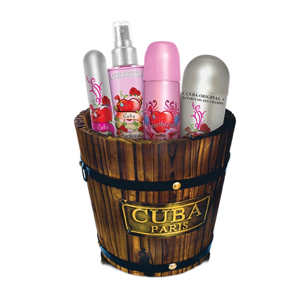 76765841706090129 Cuba Heartbreaker zestaw woda perfumowana spray 100ml + woda perfumowana spray 35ml + dezodorant spray 200ml + mgiełka do ciała 200ml - obrazek 1