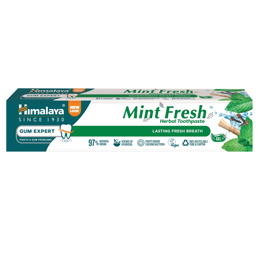 77043711781180676 Ziołowa pasta na zdrowe dziąsła i świeży oddech Mint Fresh 75ml - obrazek 1