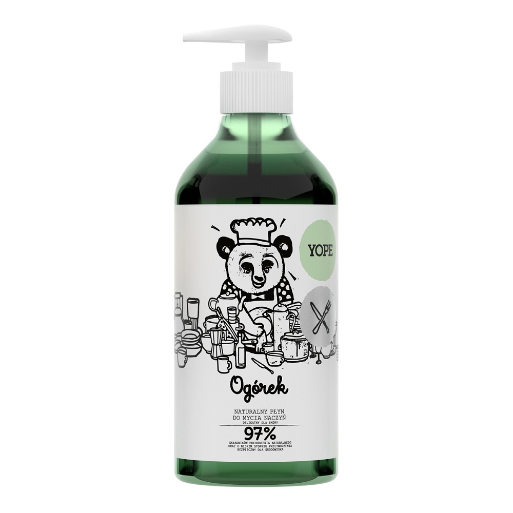 77971171569578260 Naturalny płyn do mycia naczyń Ogórek 750ml - obrazek 1