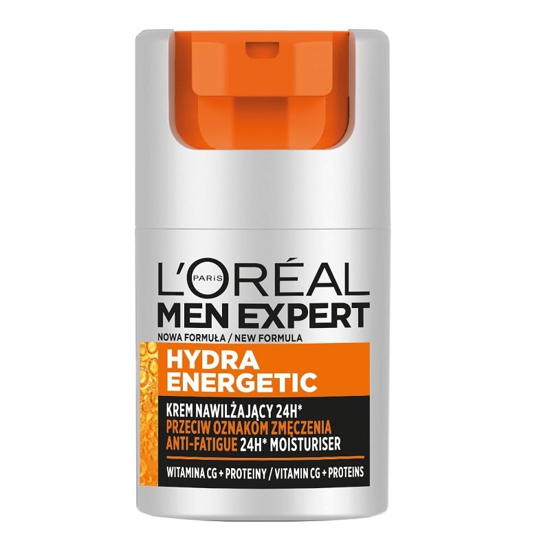 78016061692788455 Men Expert Hydra Energetic krem nawilżający przeciw oznakom zmęczenia 50ml - obrazek 1