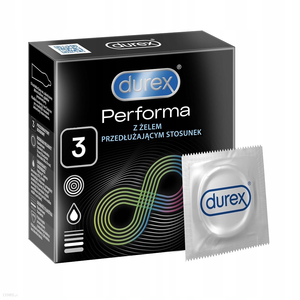 78019001646302572 Durex prezerwatywy Preforma 3 szt opóźniające wytrysk - obrazek 1