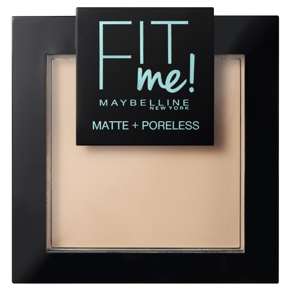 78228801652412475 Fit Me Matte Poreless Pressed Powder puder matujący do twarzy w kompakcie 105 Natural Ivory 9g - obrazek 1