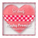 Plushy Promise puszek do pudru w kształcie serca