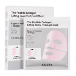 The Peptide Collagen Lifting Glow Hydrogel Mask hydrożelowa maseczka w płachcie z peptydami i kolagenem 3szt.