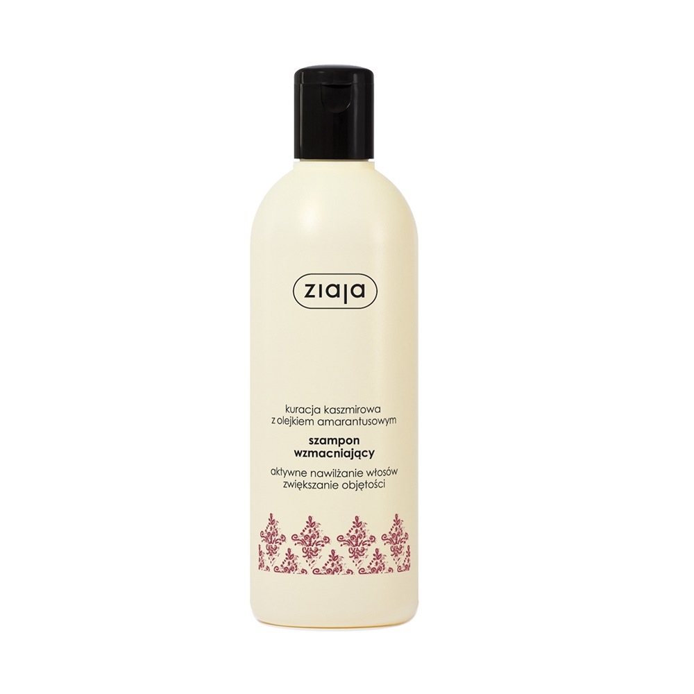 81817471649320487 Kuracja Kaszmirowa wzmacniający szampon do włosów dodający objętości 300ml - obrazek 1