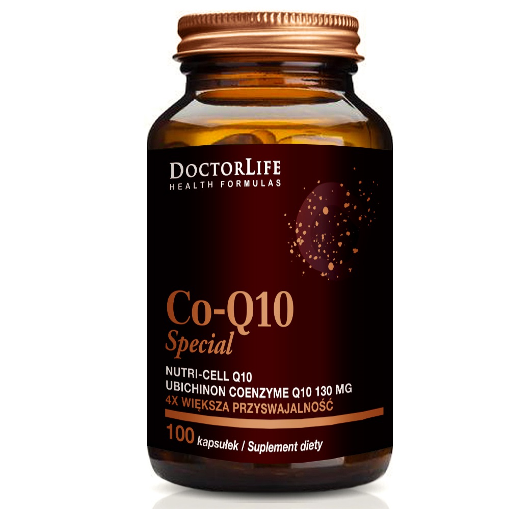 82035641686561253 Co-Q10 Special koenzym Q10 130mg w organicznym oleju kokosowym suplement diety 100 kapsułek - obrazek 1