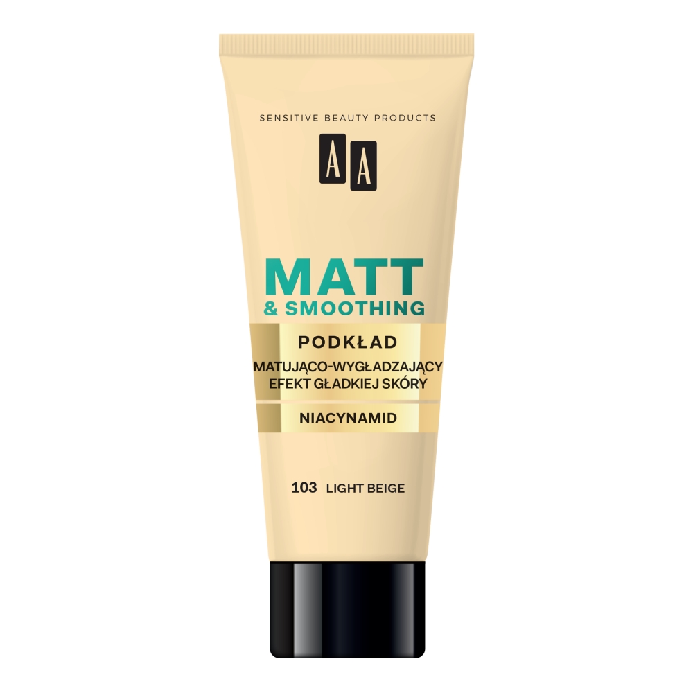 8324381781525698 Make Up Matt podkład matująco-wygładzający 103 Light Beige 30ml - obrazek 1