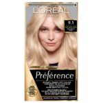 Preference farba do włosów 9.1 Jasny Popielaty Blond