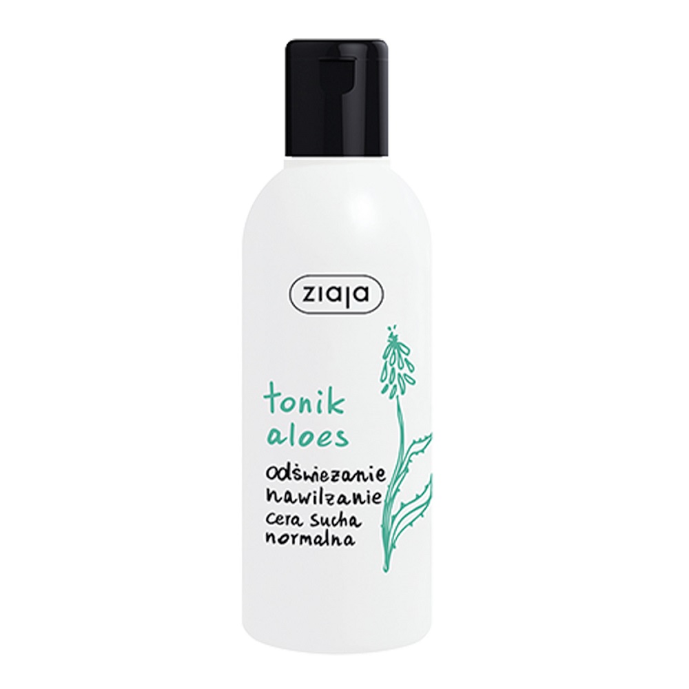 86806481648724932 Aloes tonik do cery suchej i normalnej 200ml - obrazek 1