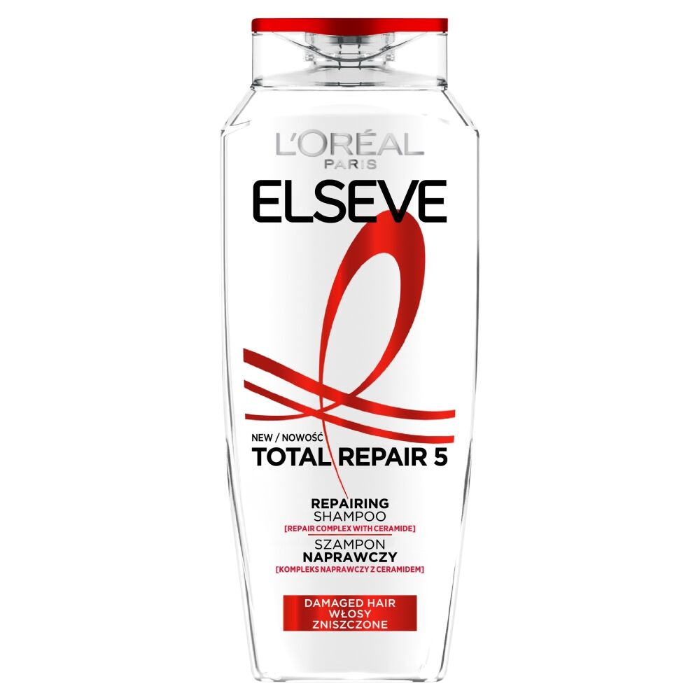 87605781756821919 Elseve Total Repair 5 szampon naprawczy do włosów zniszczonych 400ml - obrazek 1