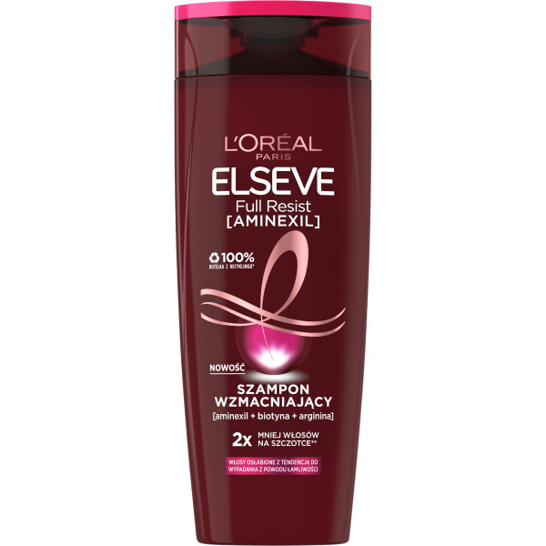 88462301704363284 Elseve Full Resist szampon wzmacniający do włosów osłabionych z tendencją do wypadania z powodu łamliwości 400ml - obrazek 1