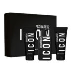 Icon Pour Homme zestaw woda perfumowana spray 100ml + żel pod prysznic 100ml + balsam po goleniu 100ml