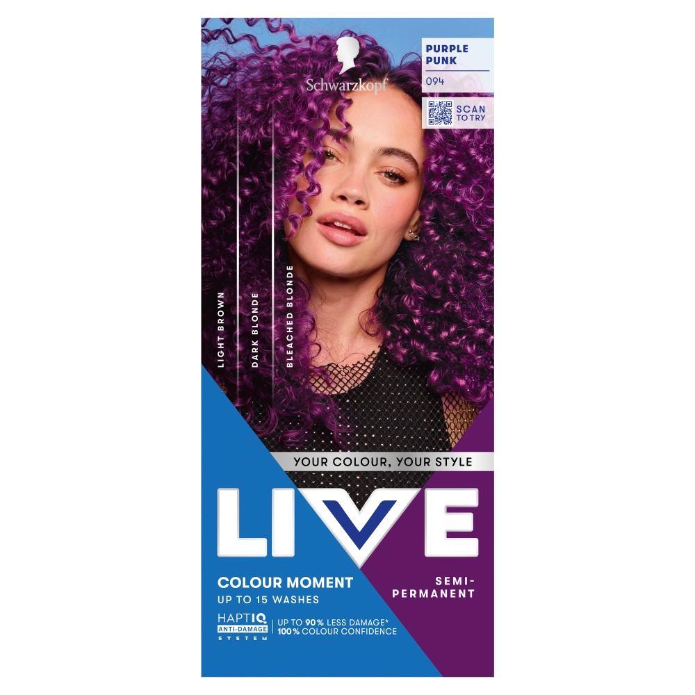 90314011781254500 Live Colour Moment farba do włosów 094 Purple Punk - obrazek 1