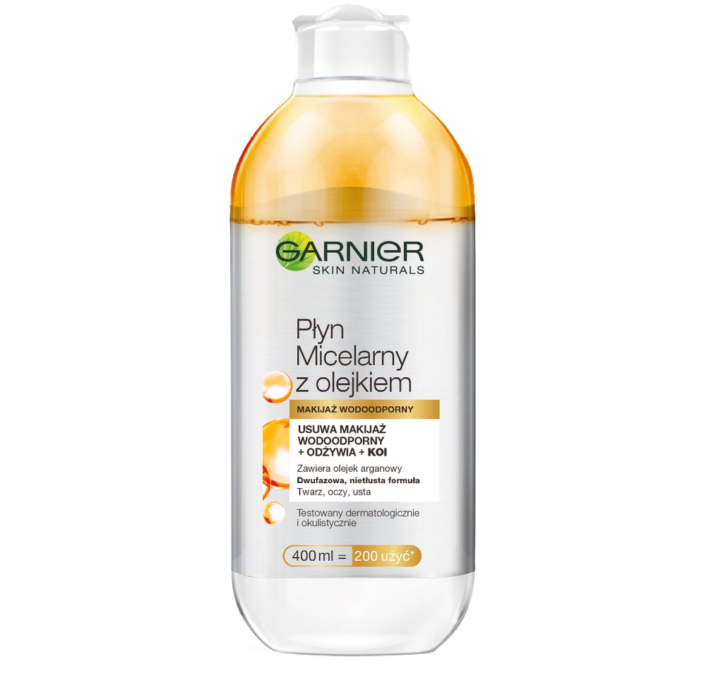 91469851610009603 Skin Naturals płyn micelarny z olejkiem 400ml - obrazek 1