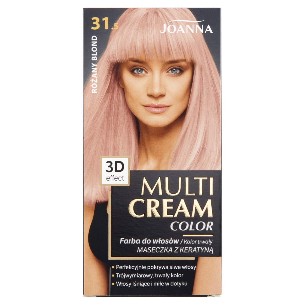 91794781641212177 Multi Cream Color farba do włosów 31.5 Różany Blond - obrazek 1