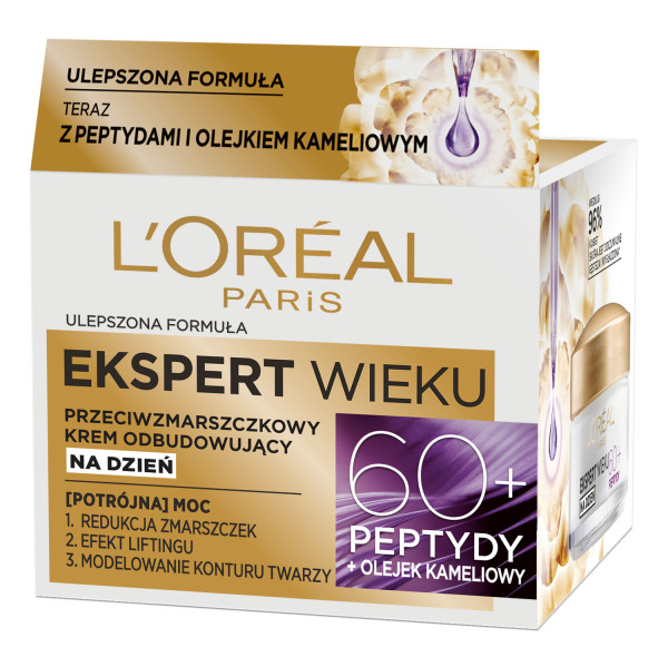 91835781653481651 Ekspert Wieku 60+ przeciwzmarszczkowy krem odbudowujący na dzień 50ml - obrazek 1