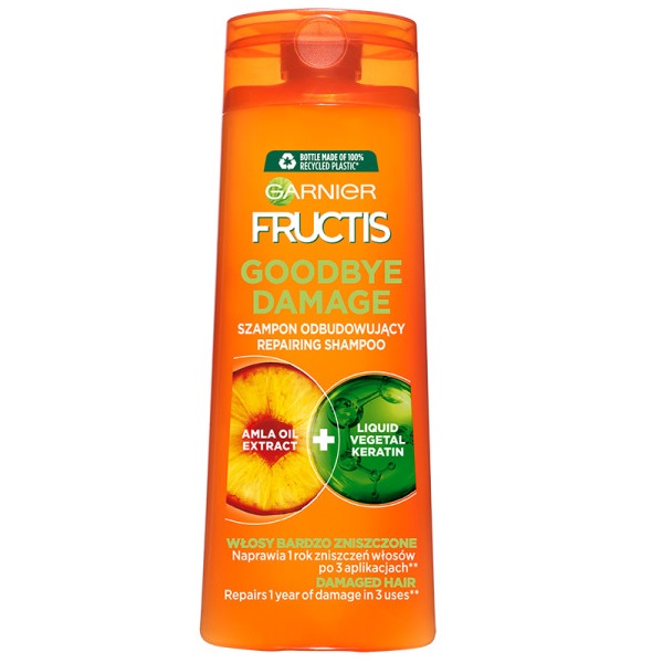 92938651653481814 Fructis Goodbye Damage szampon odbudowujący do włosów bardzo zniszczonych 250ml - obrazek 1