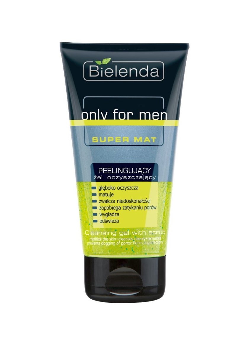 92963421507553777 Only For Men Super Mat peelingujący żel oczyszczający 150ml - obrazek 1