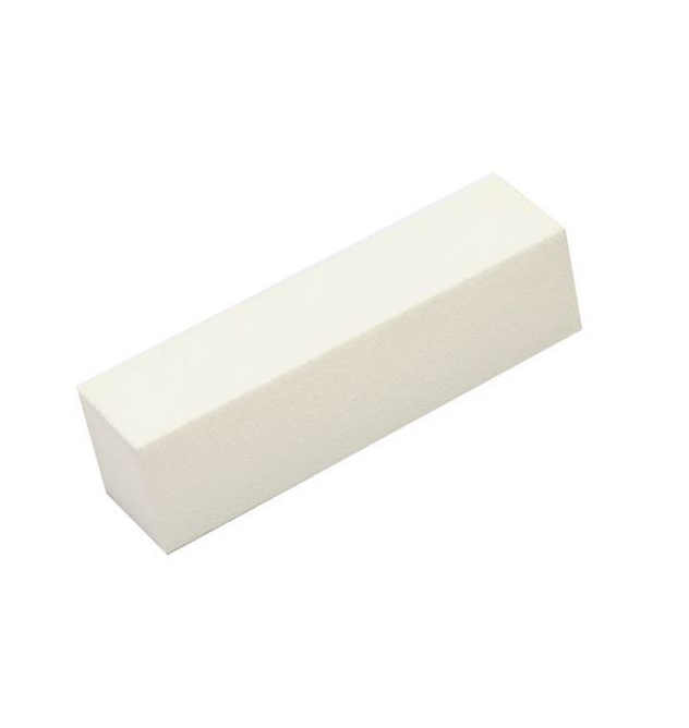 93192451511176214 Pack Of 10 White Sanding Nail Blocks komplet bloków polerskich do paznokci biały 10szt - obrazek 1