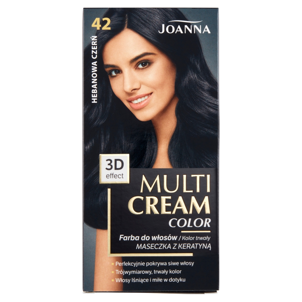 93872821641211213 Multi Cream Color farba do włosów 42 Hebanowa Czerń - obrazek 1
